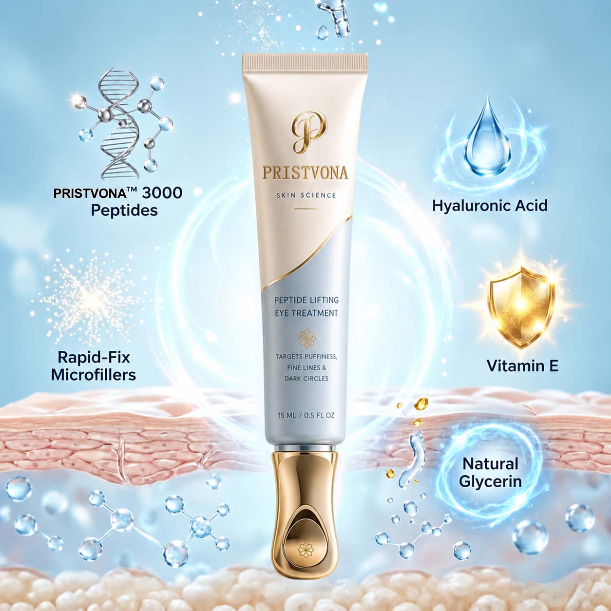 Pristvona™ Instant Face Temporary Tightener – Instant visible results in 30 seconds