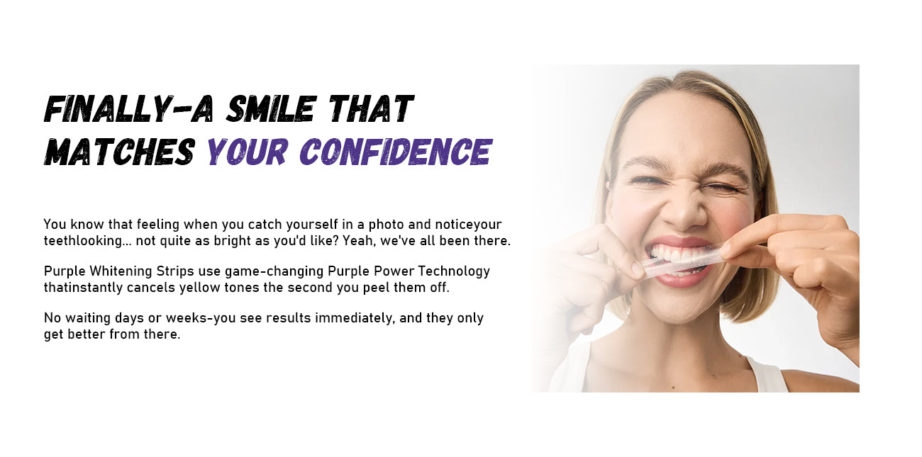 QIAWI Purple Whitening Strips