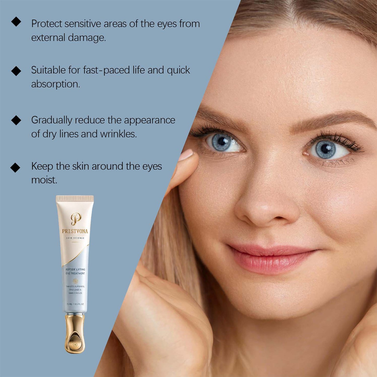 Pristvona™ Instant Face Temporary Tightener – Instant visible results in 30 seconds